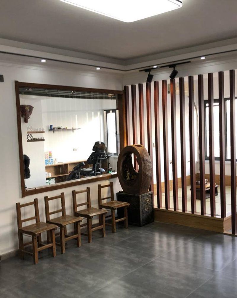 工作室纹身图片_背部腰部老传统新传统纹身图案