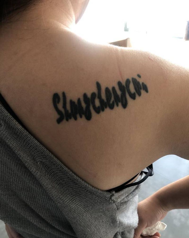 遮盖400纹身图片_肩部背部老传统新传统纹身图案