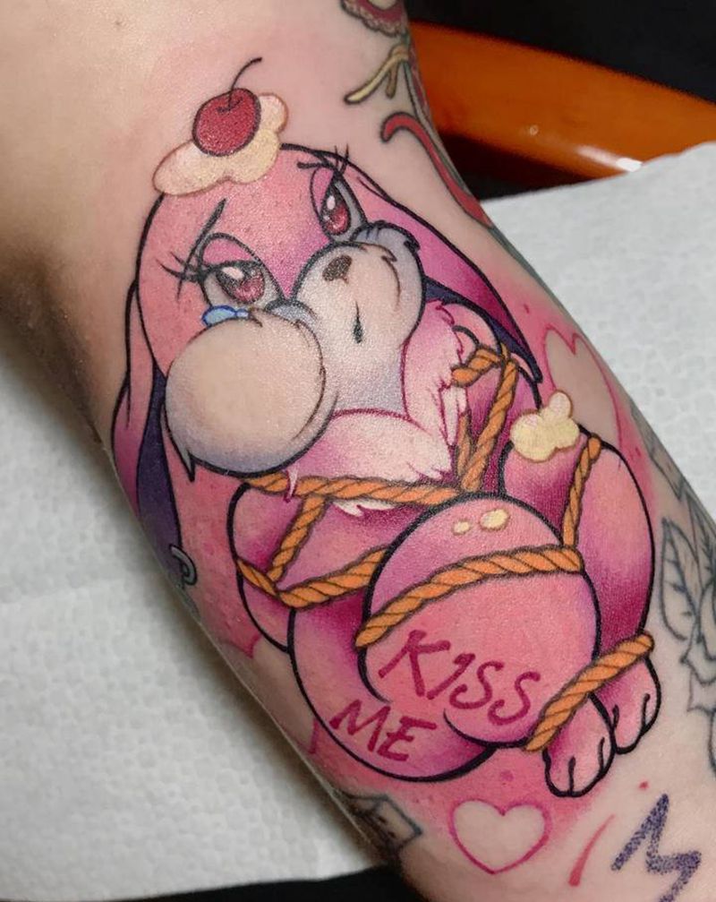 小兔子！纹身图片_New School新传统纹身图案