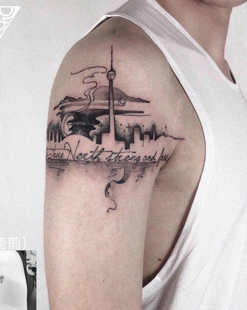 遮盖纹身定制纹身图片_风景纹身图案