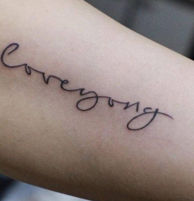 英文纹身图片_字母纹身图案