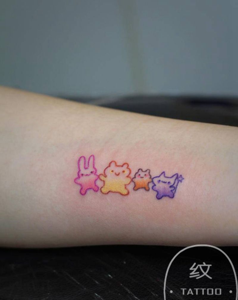 表情包纹身图片_手臂纹身图案