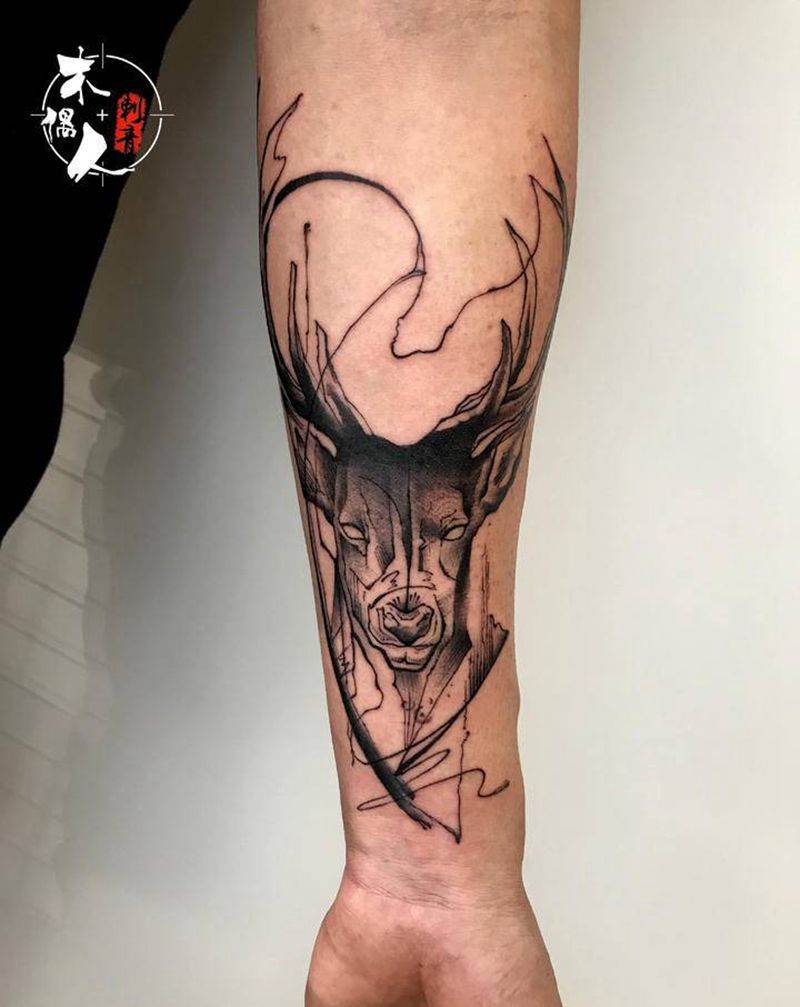 lu纹身图片_手臂Old School纹身图案