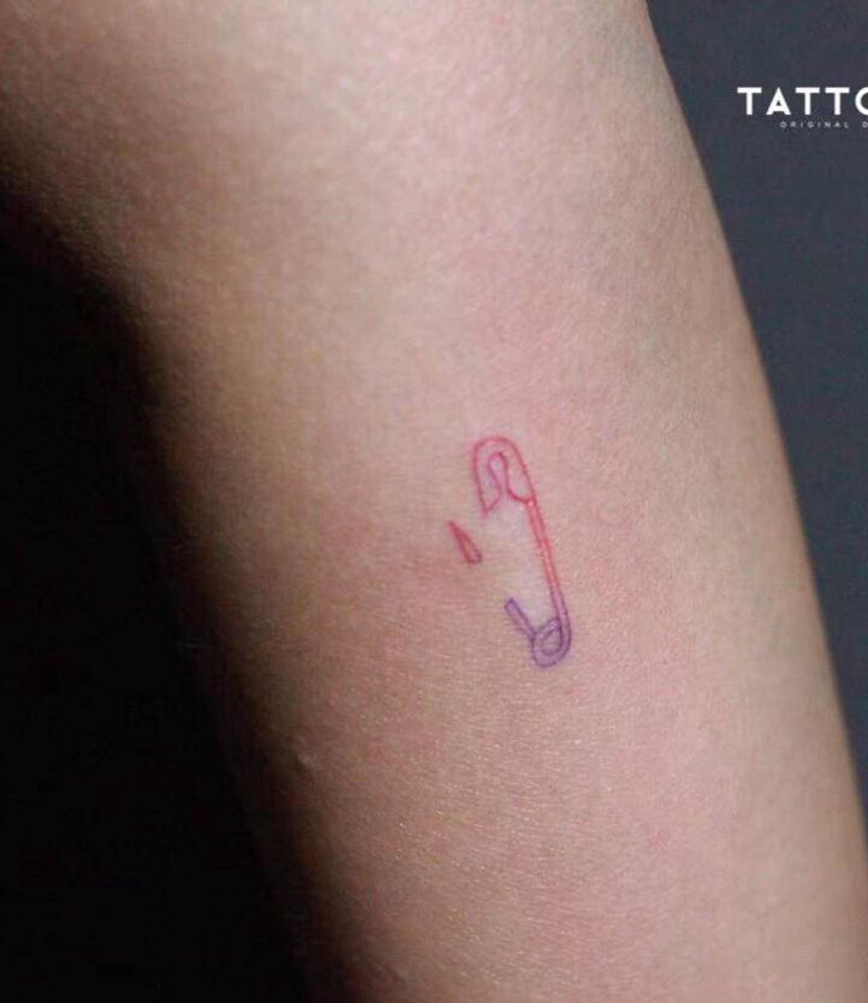 针纹身图片_手臂纹身图案