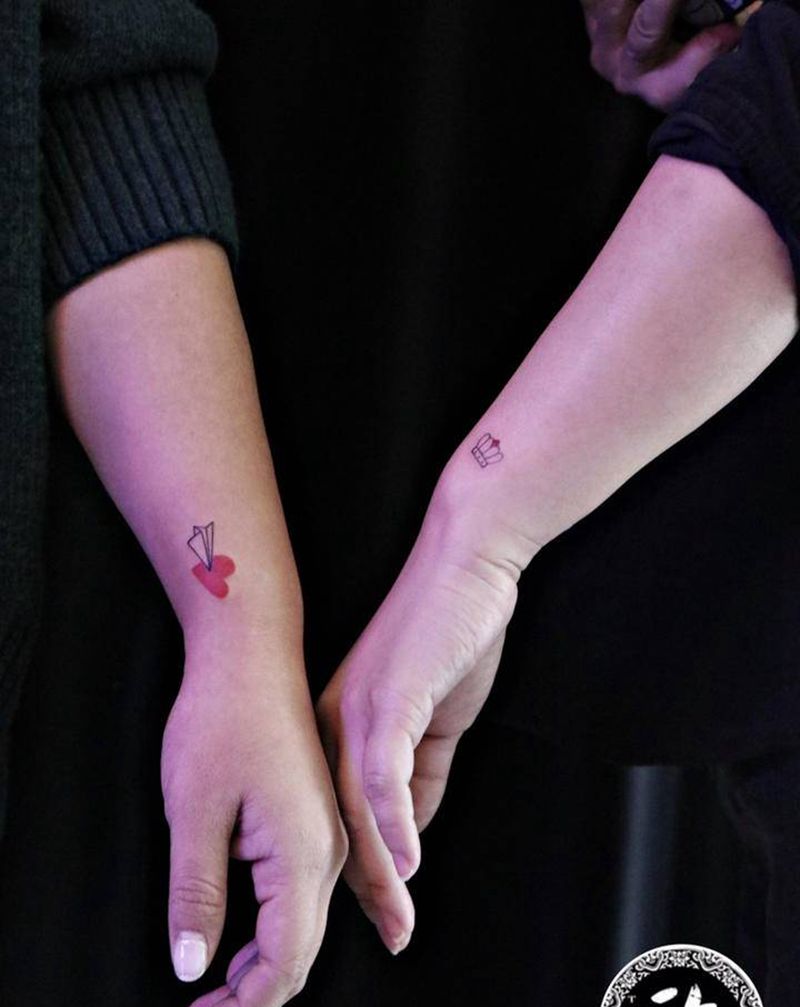 小清新图案纹身图片_手臂小清新纹身图案