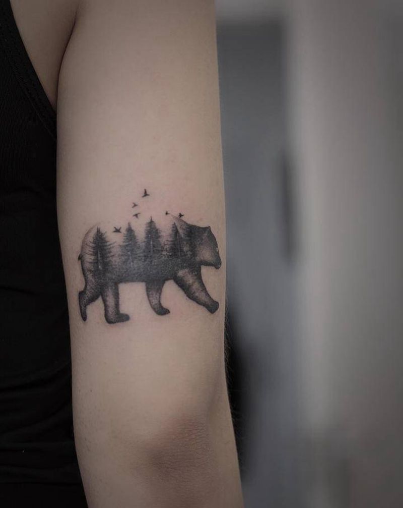 点刺纹身图片_手臂点刺纹身图案