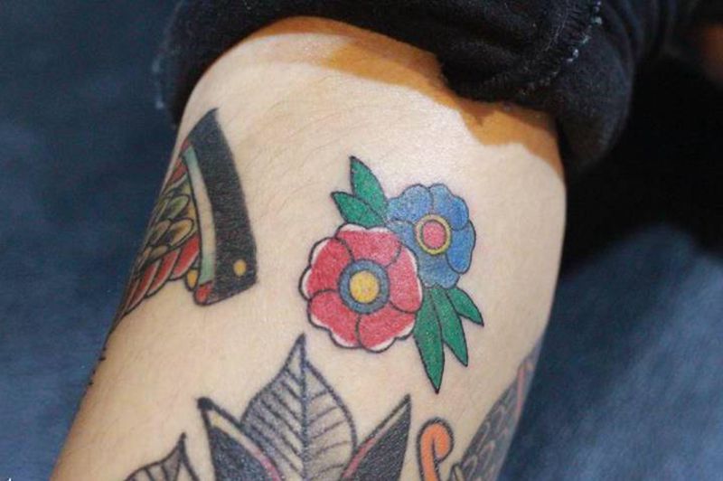 ➕1纹身图片_Old School纹身图案