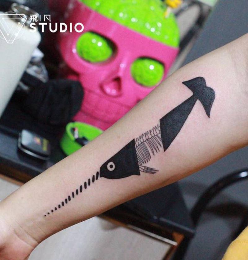 哇塞纹身图片_手臂图腾纹身图案