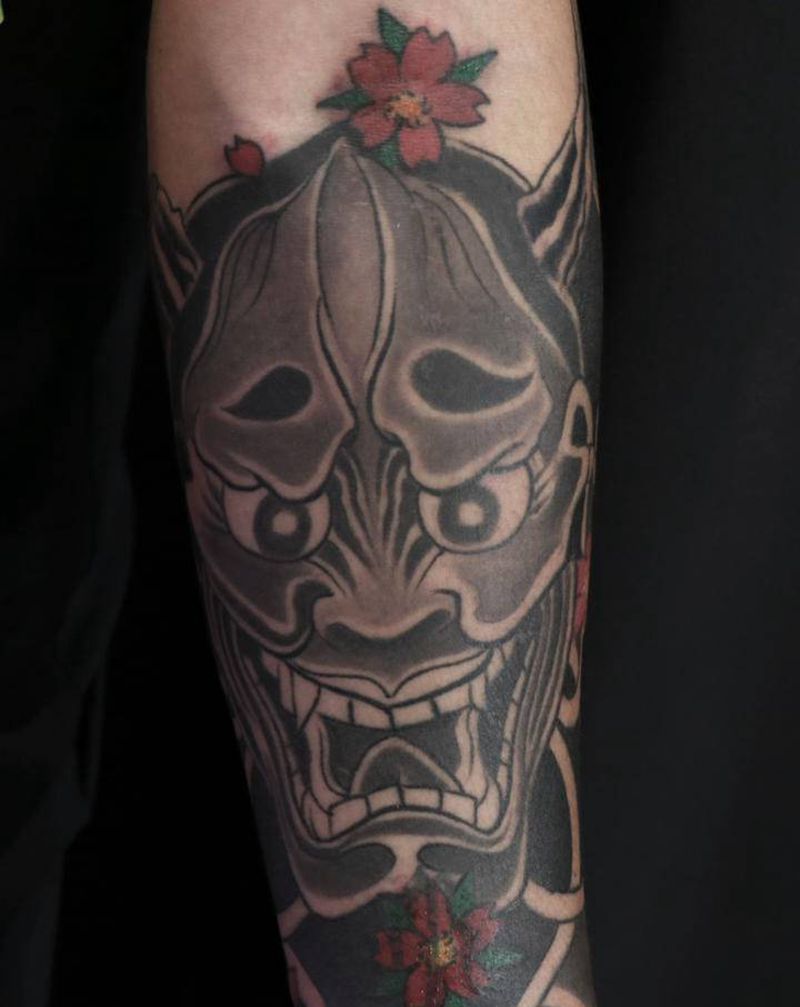 般若纹身图片_老传统般若纹身图案