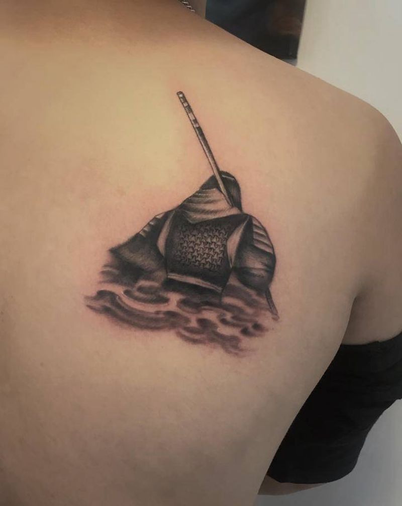 悟空纹身图片_背部纹身图案