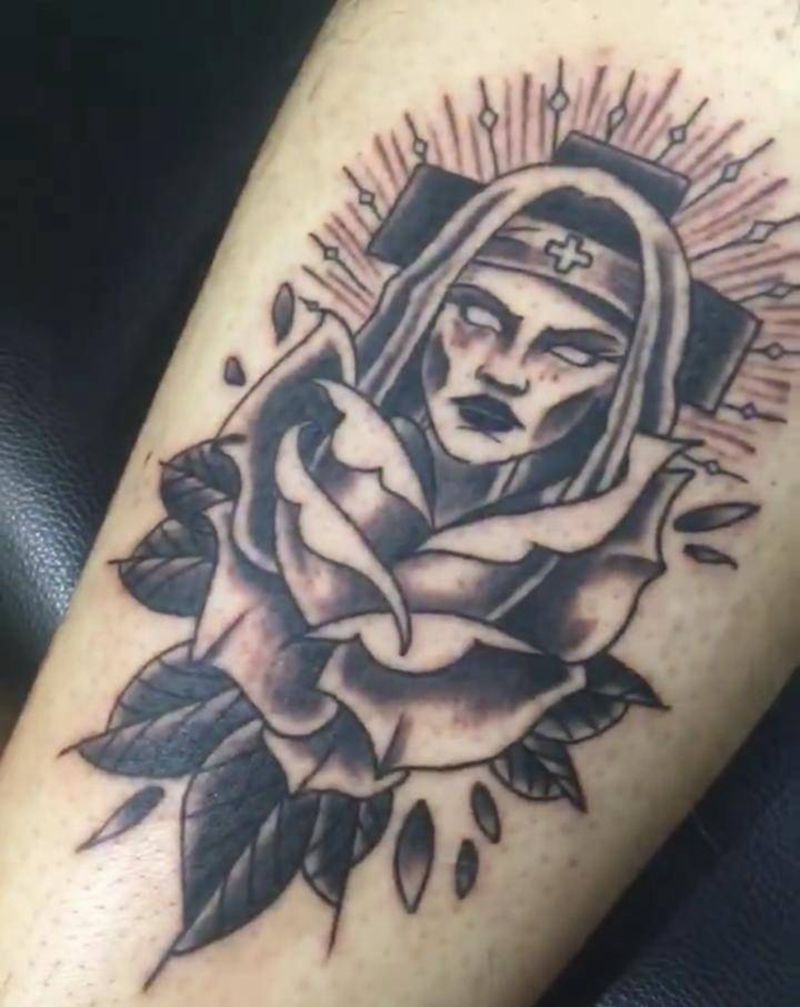 Old纹身图片_手臂Old School纹身图案