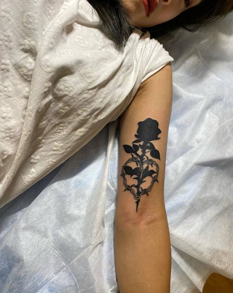 ，纹身图片_手部点刺几何纹身图案