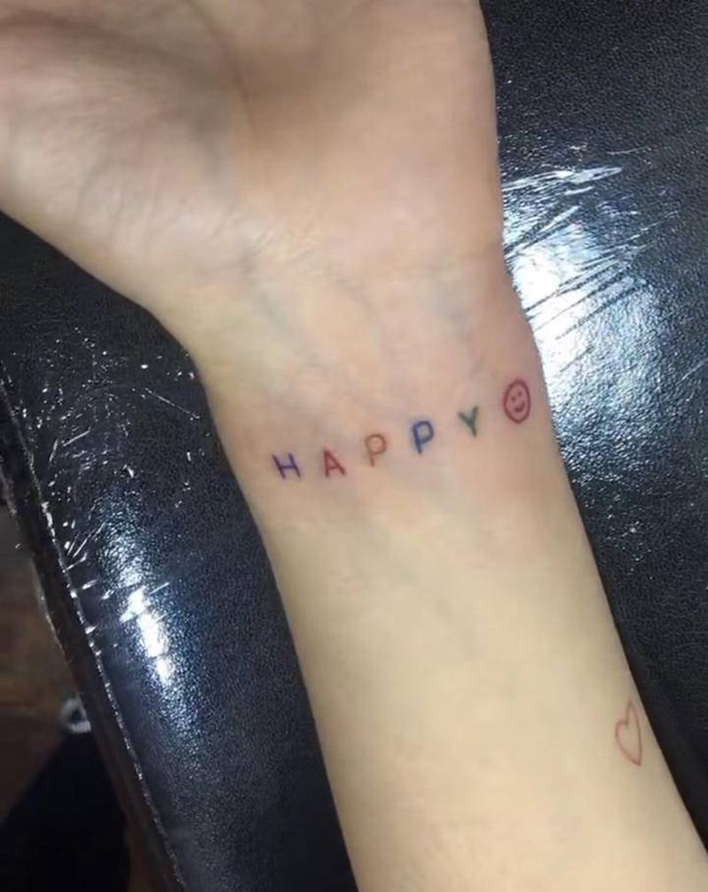 英文纹身图片_手臂英文纹身图案