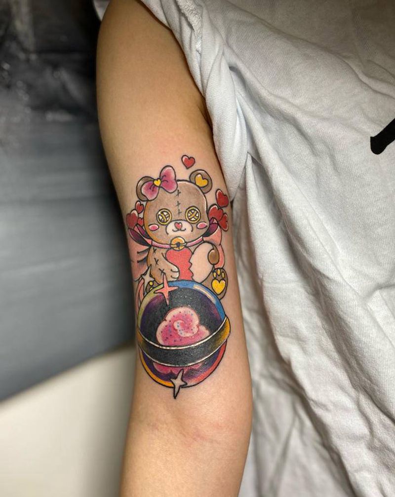 遮盖纹身图片_手臂Old SchoolNew School纹身图案