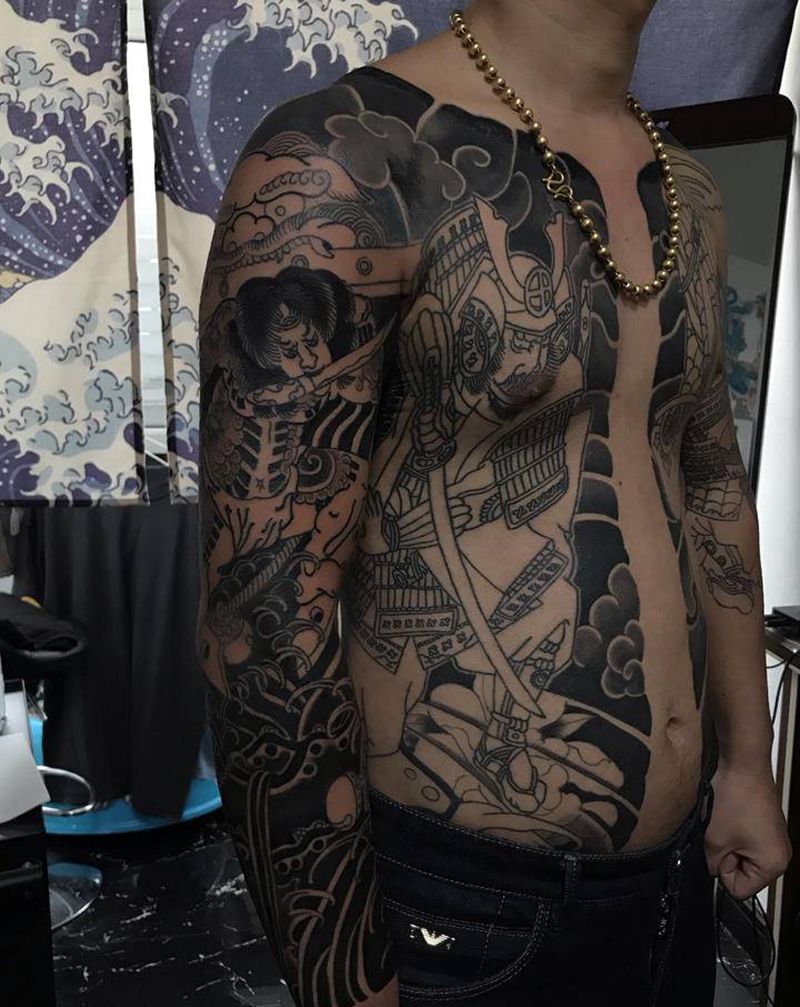 未完待续纹身图片_老传统纹身图案