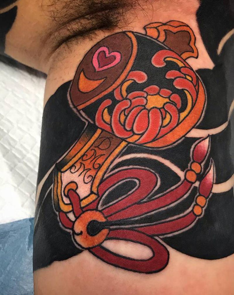 工作纹身图片_老传统纹身图案