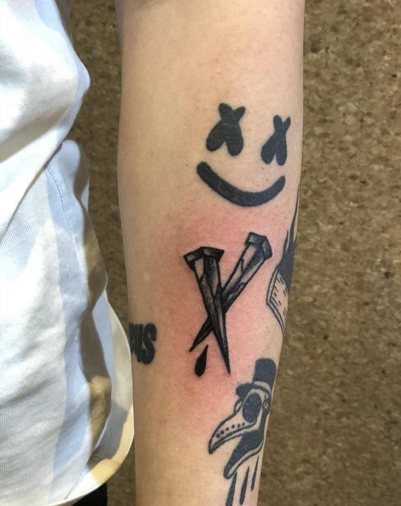 今天的Oldschool纹身图片_手臂Old School纹身图案