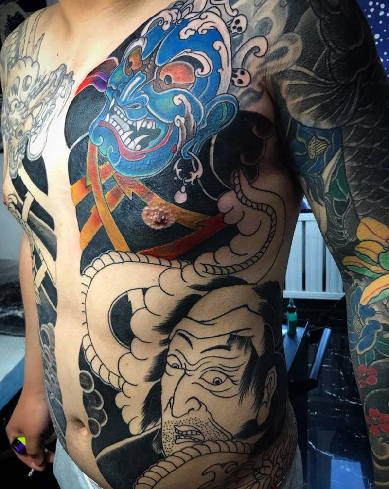 未完待续纹身图片_老传统纹身图案