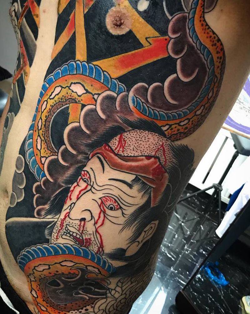 今工纹身图片_老传统纹身图案