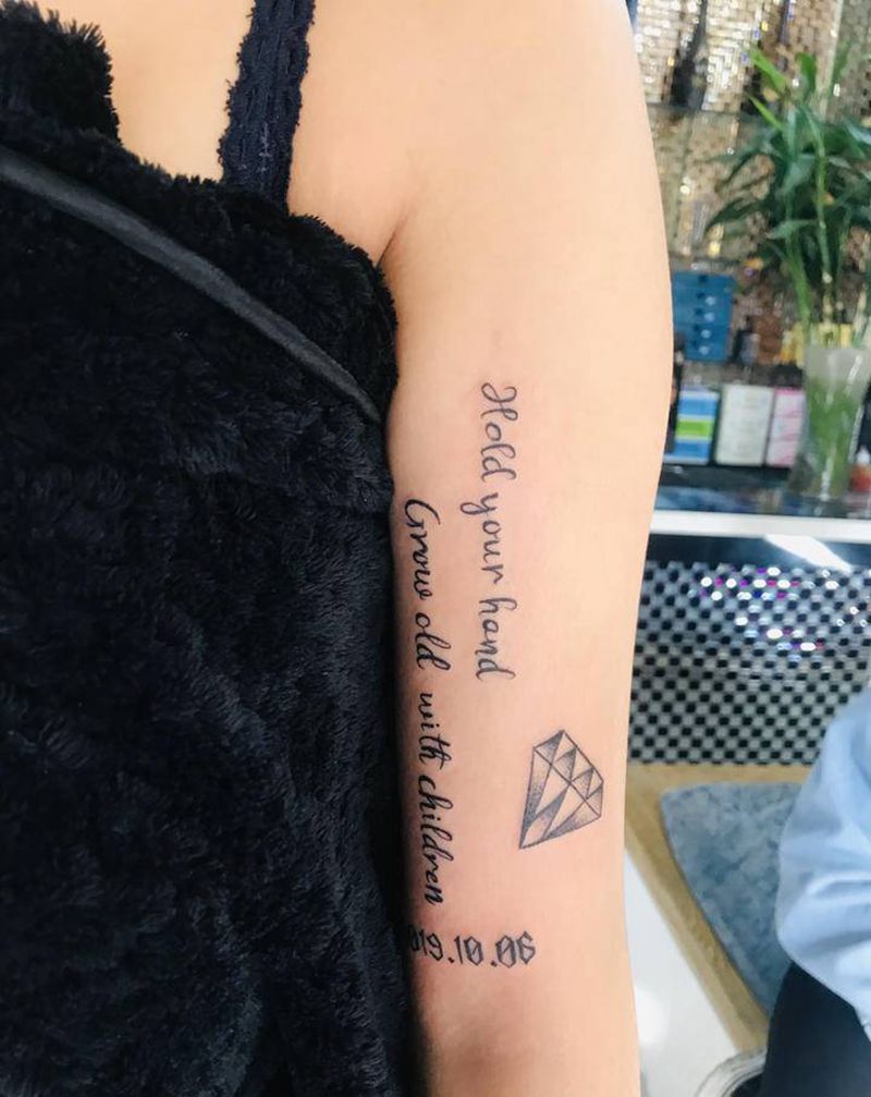 英文纹身图片_手臂纹身图案