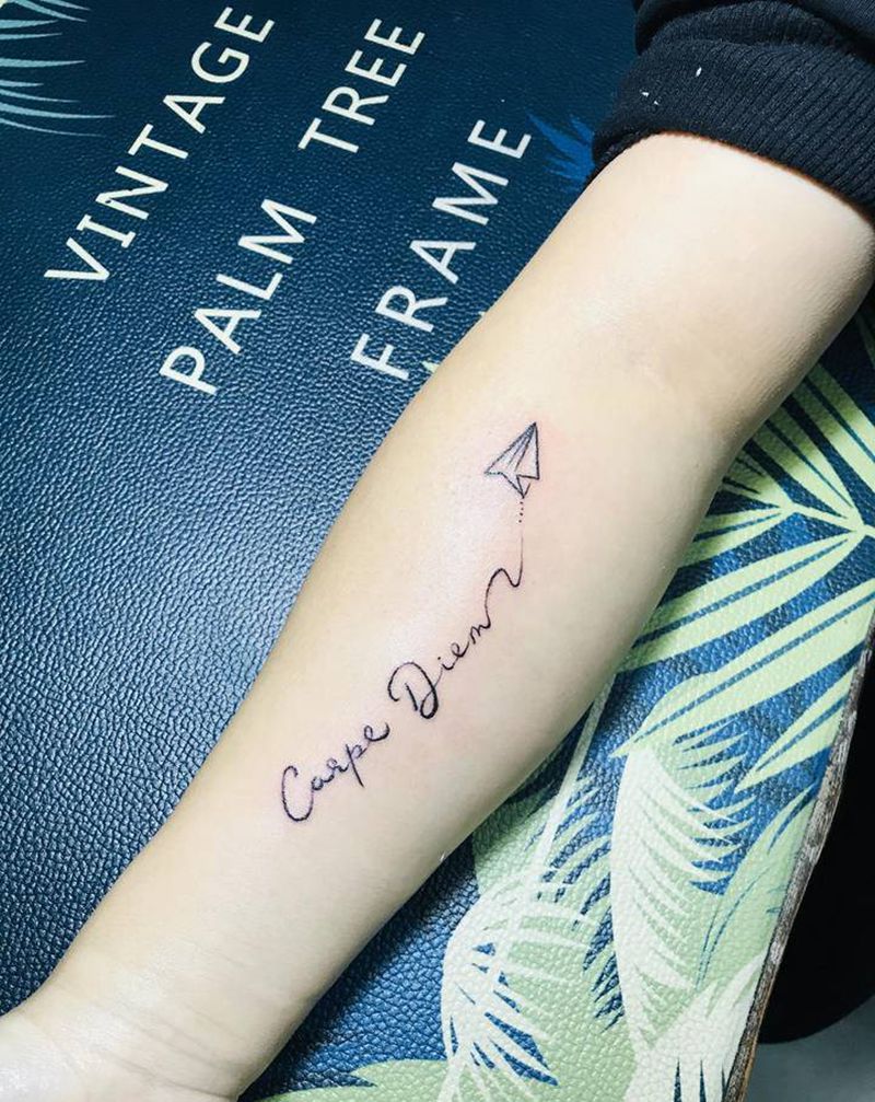 小清新纹身图片_手臂纹身图案