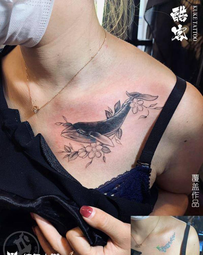 覆盖作品纹身图片_欧美写实纹身图案