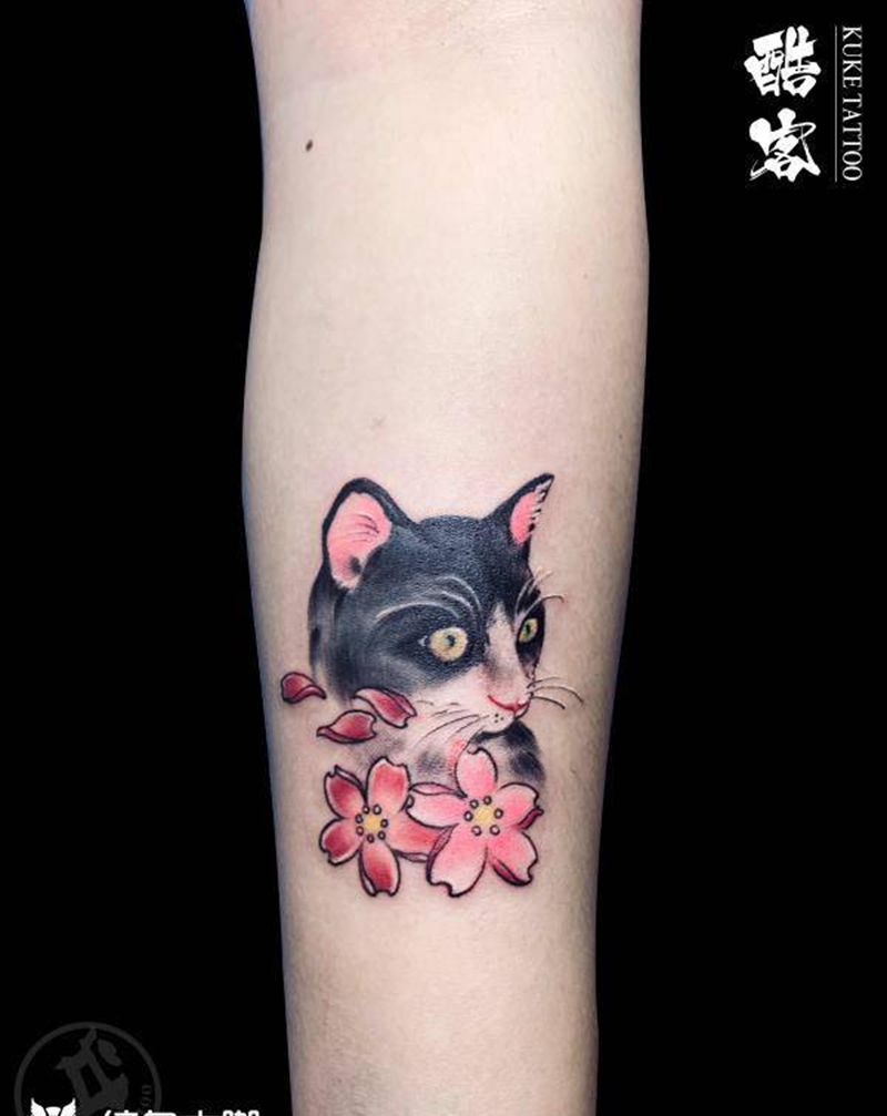 彩色小图纹身图片_彩色纹身图案