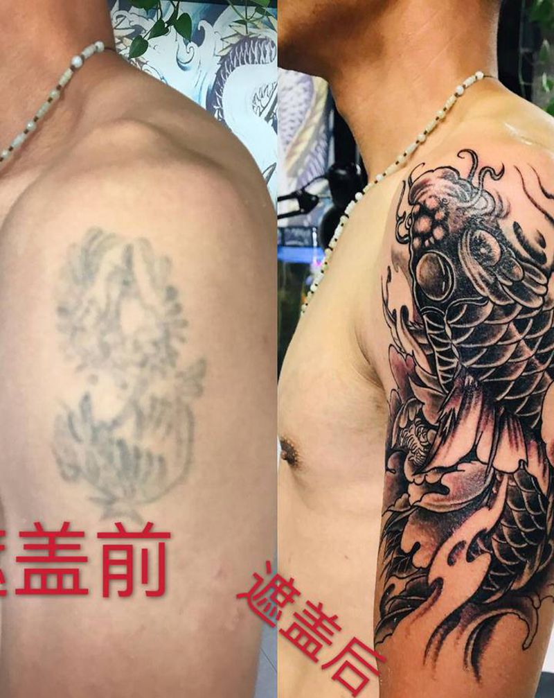 遮盖失败纹身纹身图片_手臂纹身图案