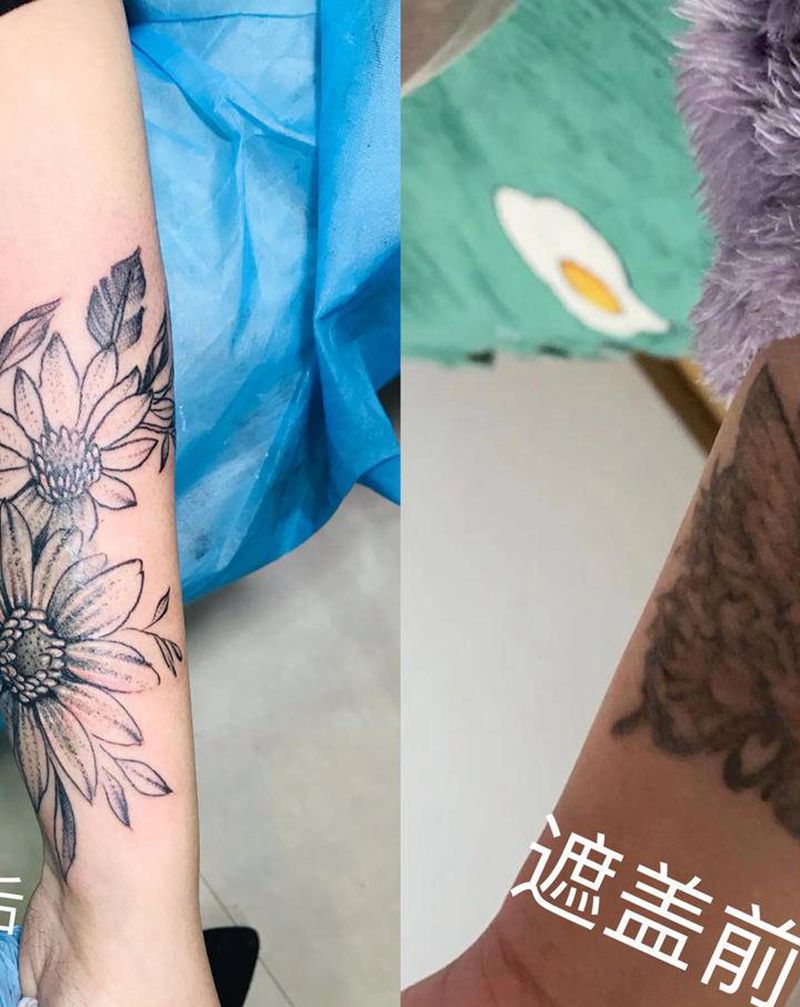 遮盖纹身图片_手臂纹身图案