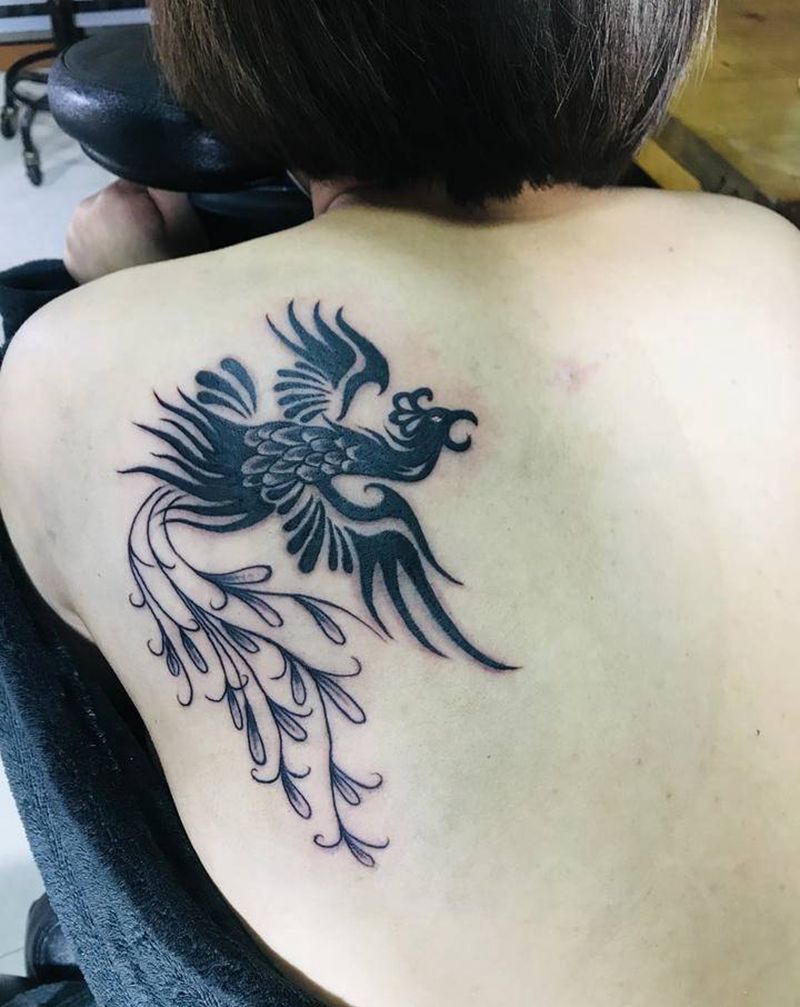 图腾纹身图片_肩部纹身图案