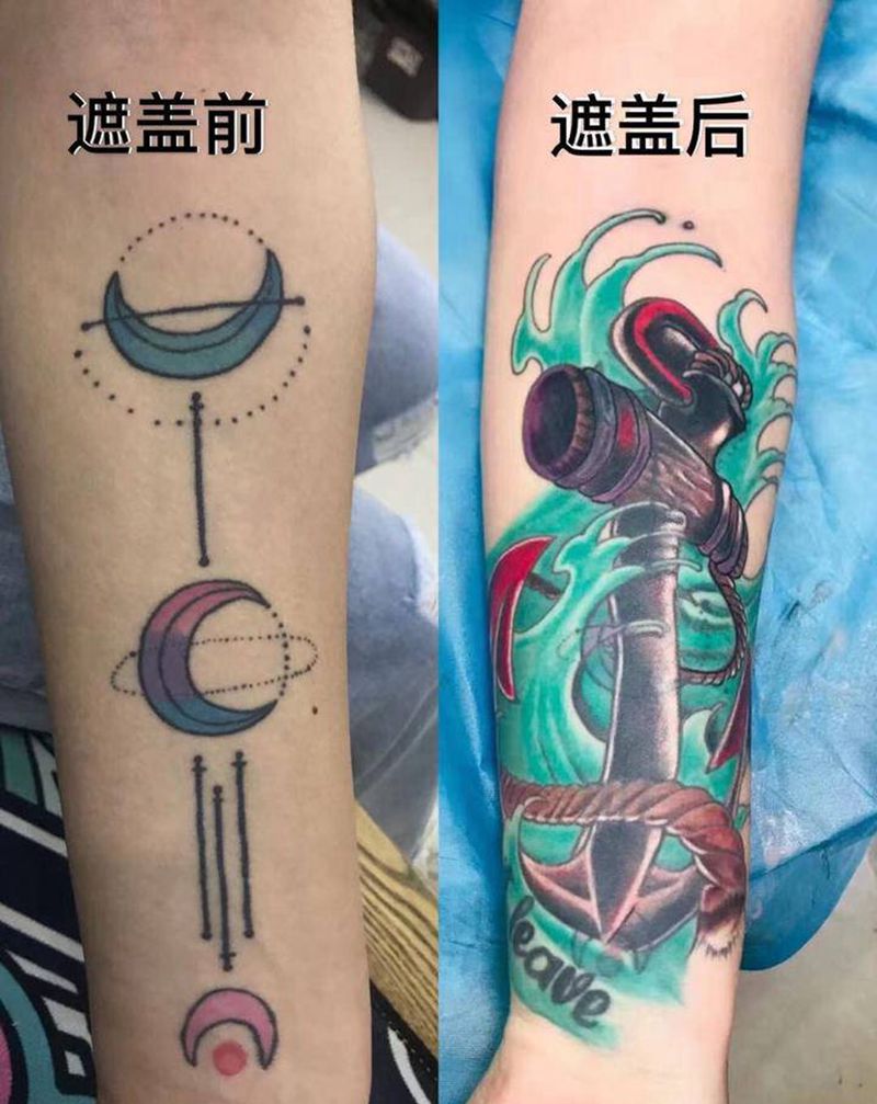 遮盖失败纹身纹身图片_手臂纹身图案