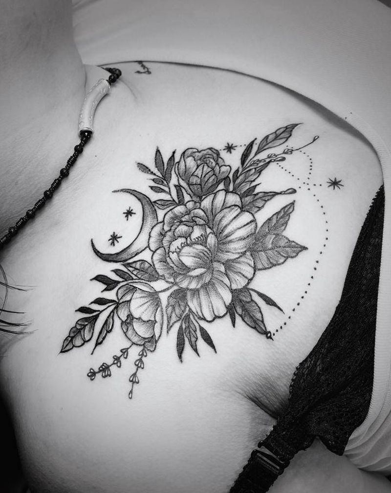 修改纹身图片_肩部点刺纹身图案