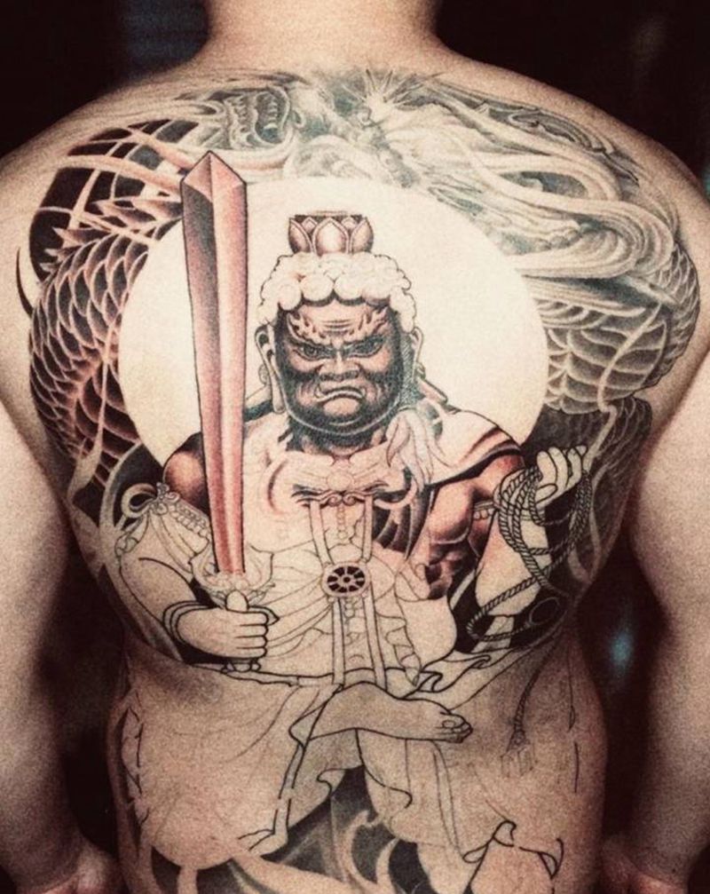 未完待续纹身图片_背部纹身图案