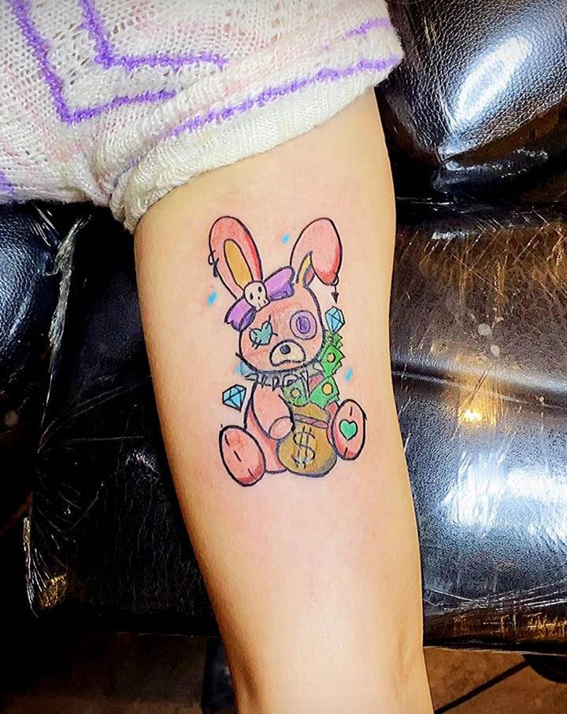 遮盖纹身图片_New School纹身图案