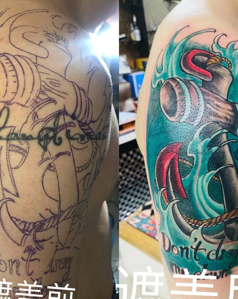 遮盖纹身图片_手臂纹身图案