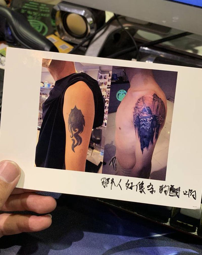覆盖纹身图片_手臂图腾纹身图案
