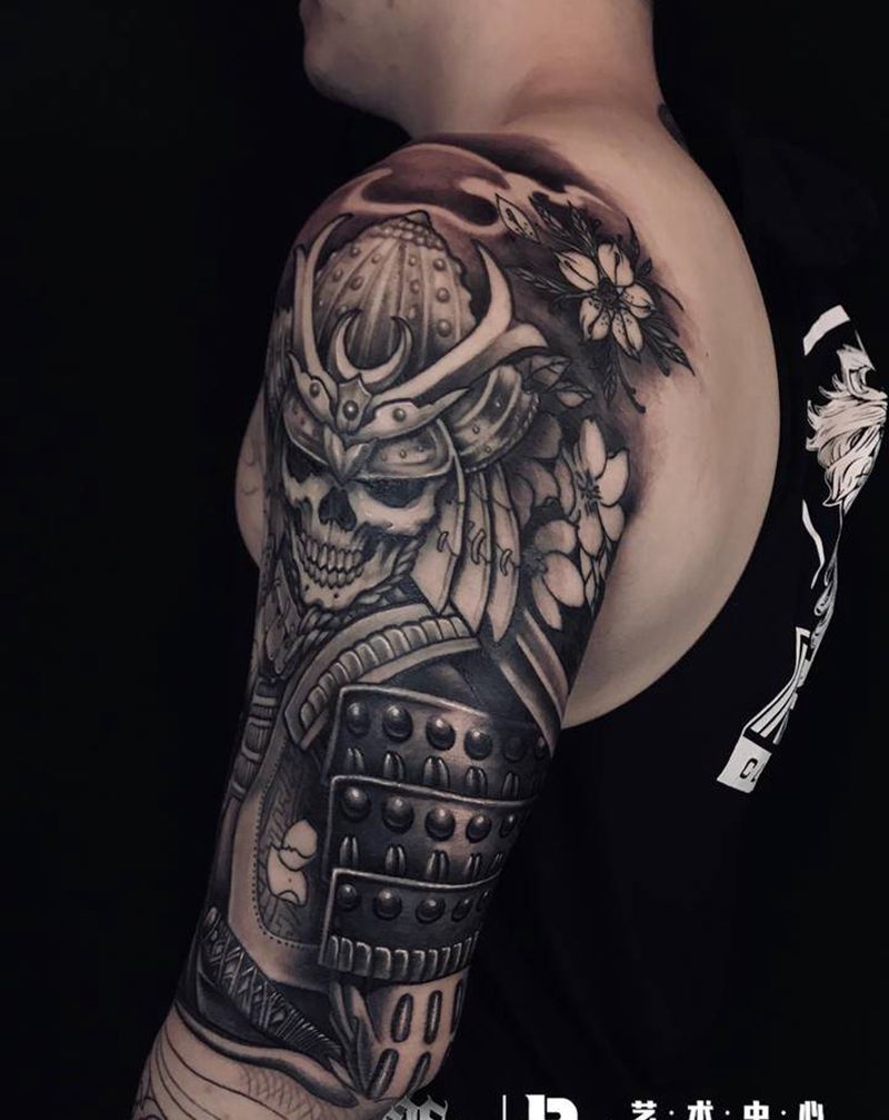 花臂作品纹身图片_手臂纹身图案