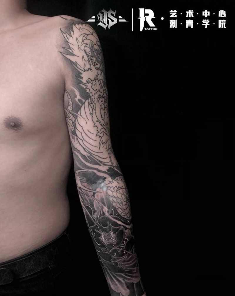 传统纹身未完待续纹身图片_手臂新传统纹身图案