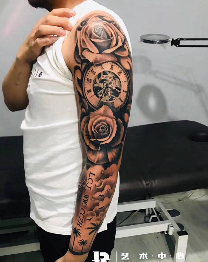 店内作品纹身图片_手臂纹身图案