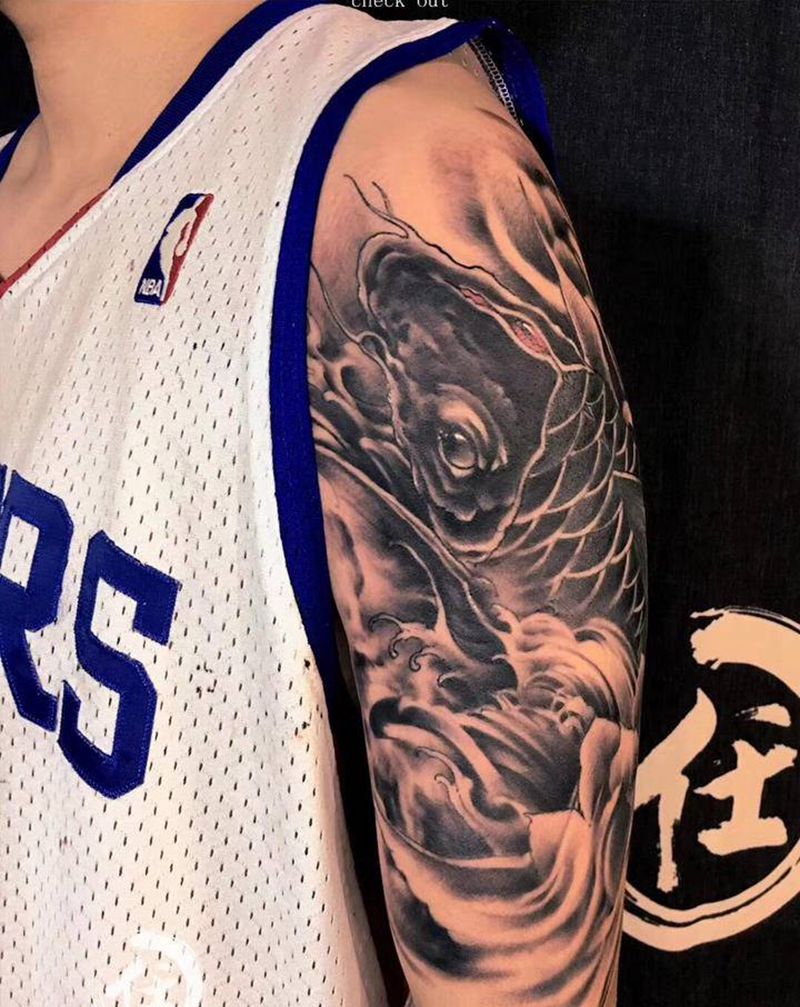 店内作品纹身图片_手臂纹身图案