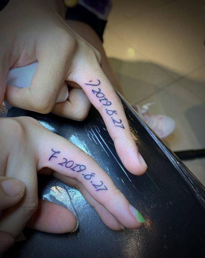 字纹身图片_手部图腾纹身图案