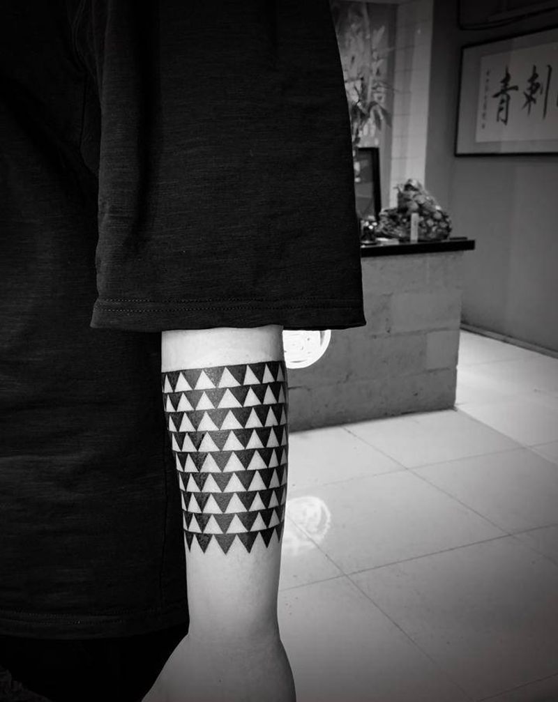 海王同款纹身图片_手臂图腾纹身图案