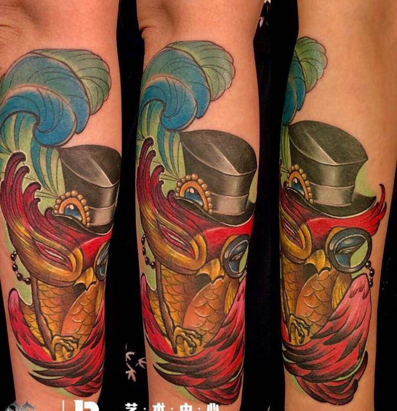 店内作品纹身图片_手臂纹身图案