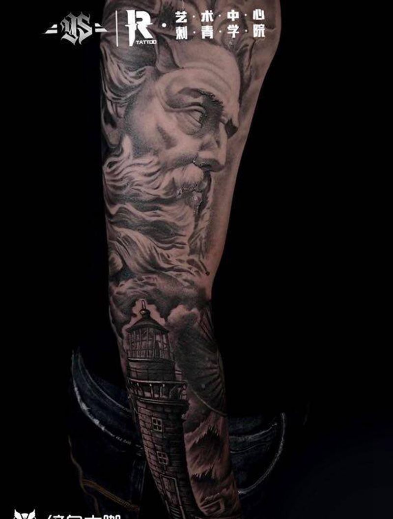 肖像作品纹身图片_手臂纹身图案