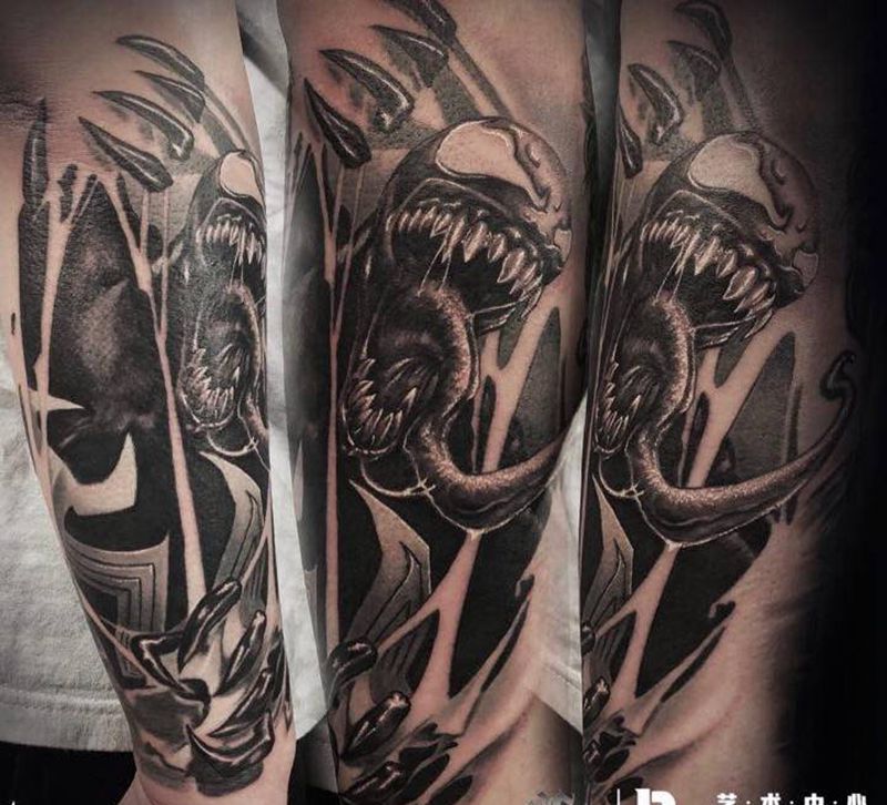 店内作品纹身图片_手臂纹身图案