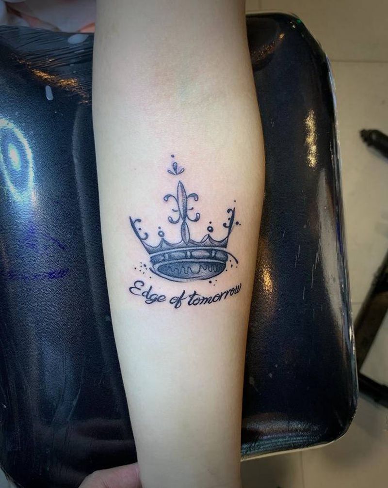 皇冠纹身图片_手臂图腾纹身图案