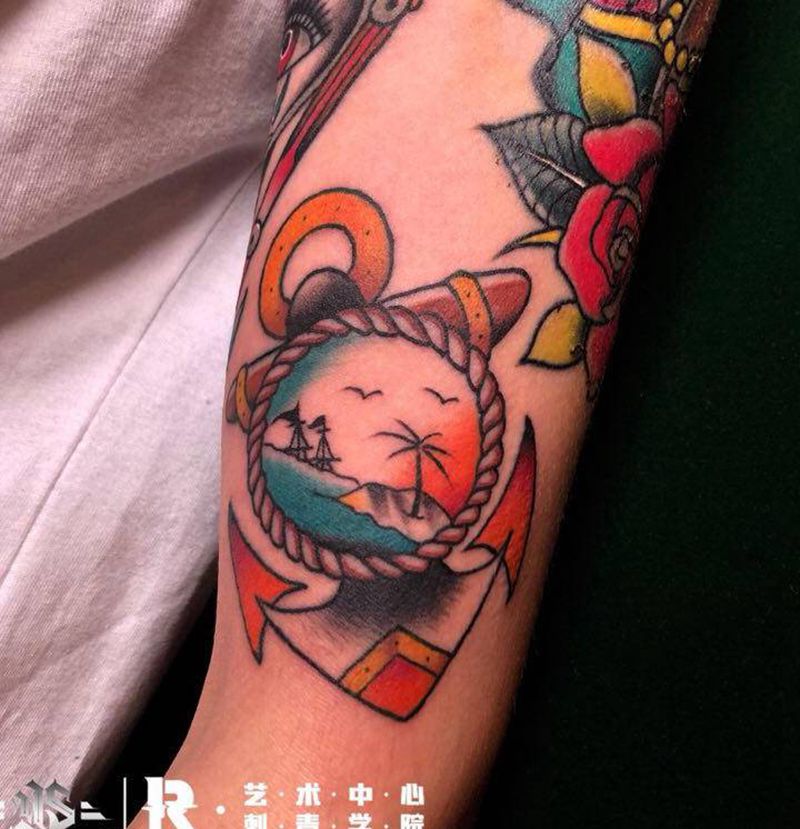 店内作品纹身图片_手臂纹身图案