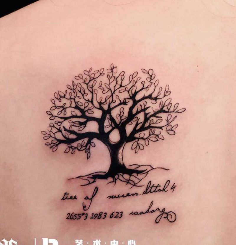 店内作品纹身图片_背部纹身图案