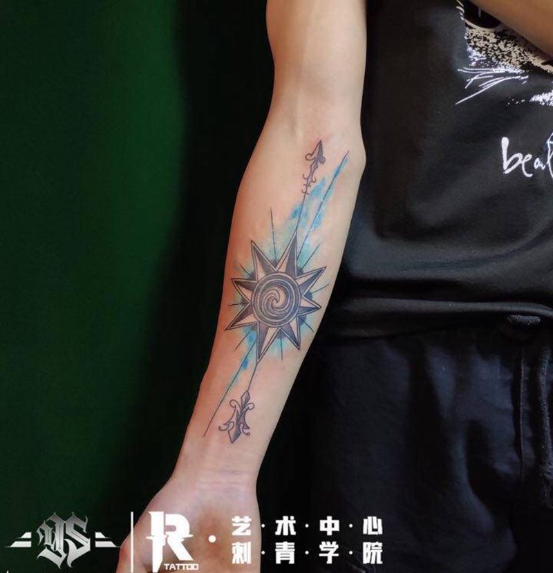 店内作品纹身图片_手臂纹身图案