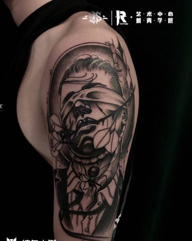 店内作品纹身图片_手臂纹身图案